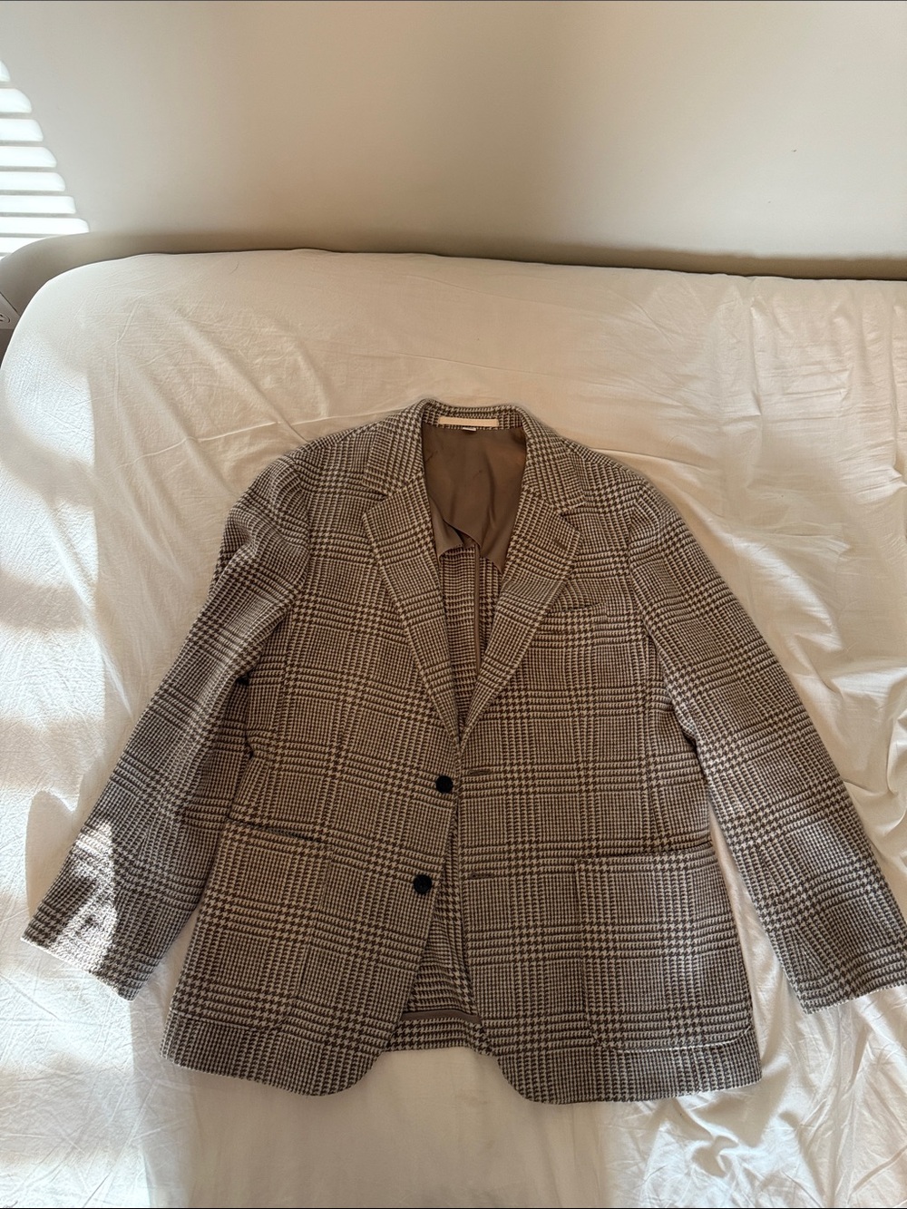 RW&CO. Men's Brown Glen Plaid Sport Coat